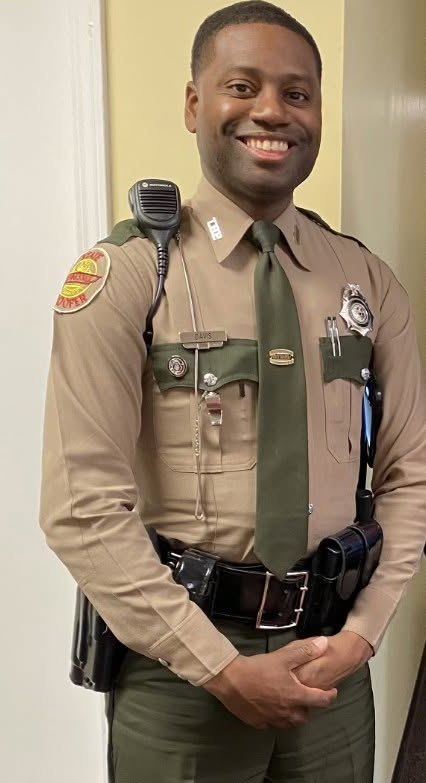 Terrence Davis in his Tennessee Highway Patrol uniform